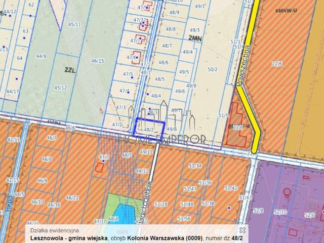 Kolonia Warszawska, Ułanów, 1 500 m2