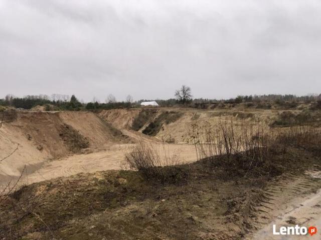 Kopalnia piasku żwirownia działka 4,5 ha Węgrów Małkinia