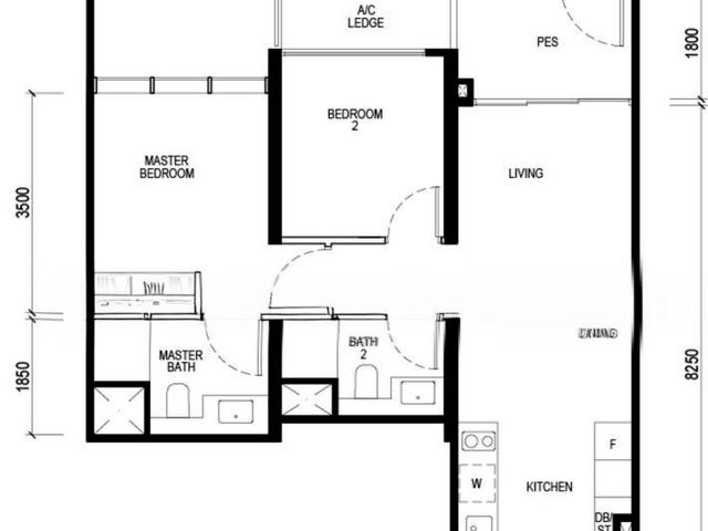Kopar At Newton D9, Apartment
