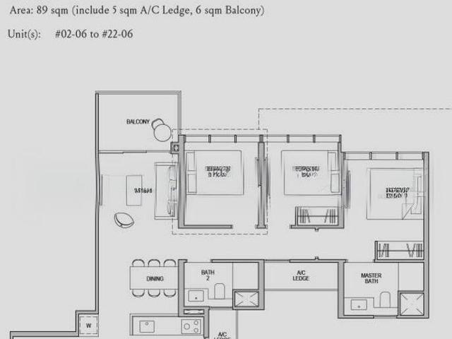 Kopar At Newton D9, Apartment