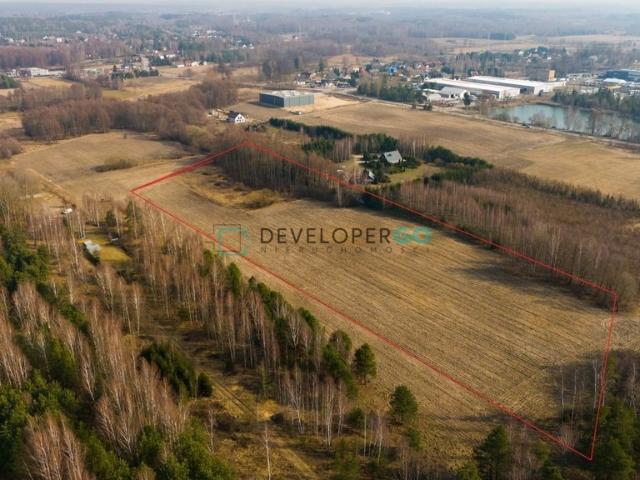 Działka inwestycyjna 27 000 m² z mediami, blisko Białegostoku