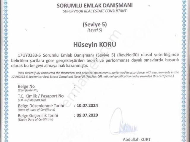 Koru Emlak'tan Satılık 2+1 Arsa Paylı Daire 42m2 Mimarsinanda