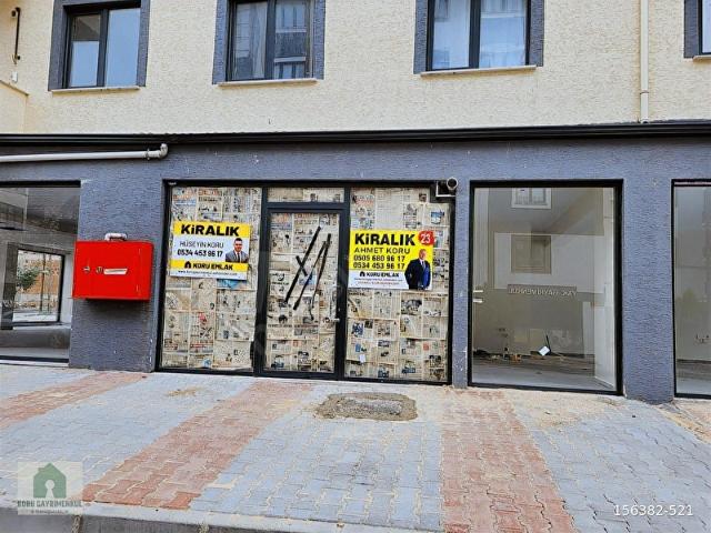 KORU EMLAK'tan:25M2 YENİ LÜX FIRSAT DÜKKAN KİRALIKTIR