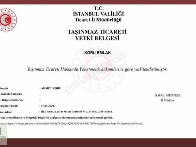Koru Emlak'tan 2+1 Geniş Daire 45m Arsa Tapulu