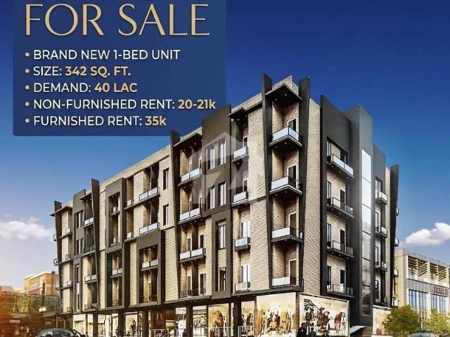 Korang Town, Islamabad! Korang Square Brand New 1 Bedroom Apartment available for sale Kamyab investment ka sunehra mauqa!