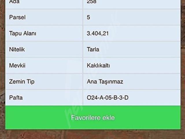 KORKUTELİ BEĞİŞ KÖYÜNDE SATILIK TARLA