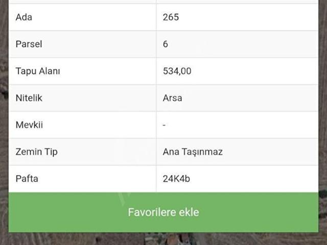 Korkuteli Yeşilyayla'da Satılık 534m Villa Arsası