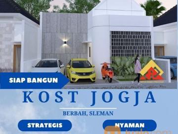 KOST SIAP BANGUN MINIMALIS MODERN, INVESTASI MENGUNTUNGKAN DI BERBAH,DKT BLOK O,JANTI,JEC