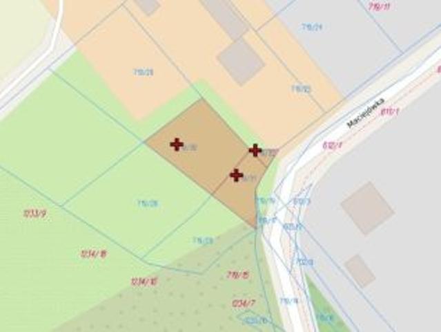 Kostomłoty Pierwsze, 689 m² Działka