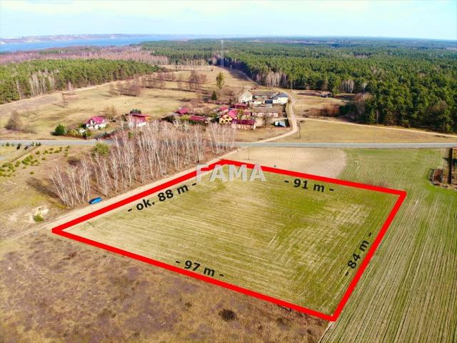 Działka 7835 m² z mediami, las i domy w Kosinowie