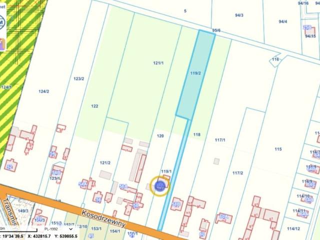 Kosodrzewiny 1 557 m², Łódź