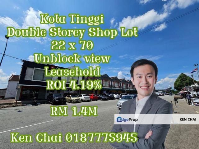 double storey shop@ kota tinggi shop