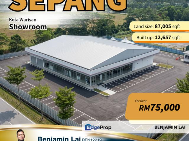 Kota Warisan, Sepang Showroom For Rent