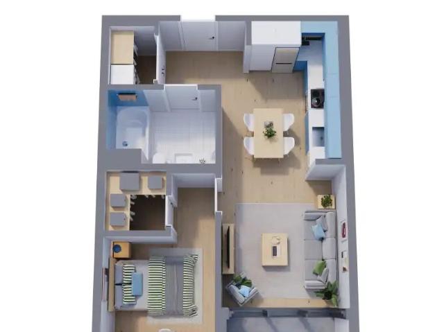 Koto Student Rental — 1 Bedroom B1B