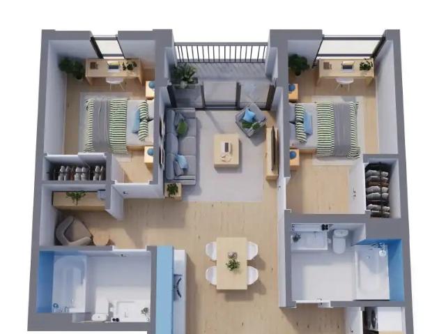Koto Student Rental — 2 Bedroom C2B