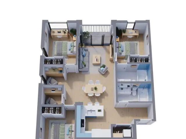 Koto Student Rental — 3 Bedroom D1A