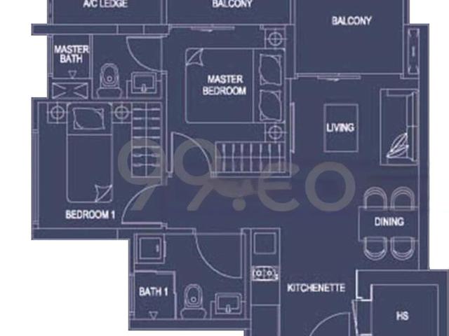 Kovan Grandeur D19, Apartment