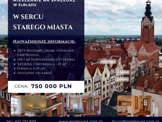 Kowalska 104,70 m², Elbląg