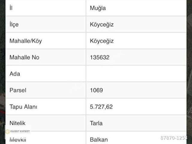 KÖYCEĞİZ'DE GÖLE YAKIN KONUMDA SATILIK FIRSAT ARAZİ