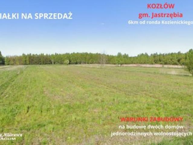 Kozłów, 1199 m² Działka