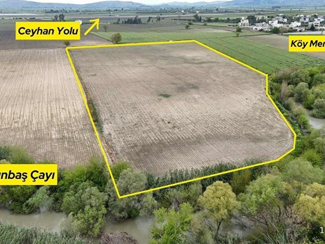 KOZAN DİVAN EMLAK'TAN FAYDALI'DA 46 DÖNÜM TEK TAPU SULU TARLA