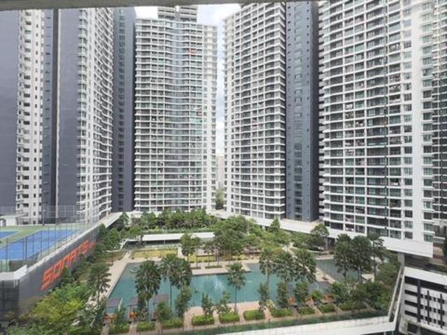 KL Trader Square Condo 940sf 31BR Freehold Poolview Gombak KL