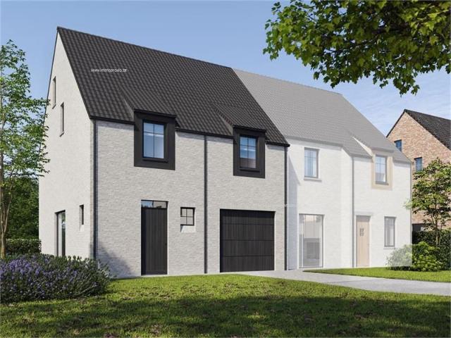 Klassieke halfopen nieuwbouwwoning 195m² op de grens Hasselt Zonhoven