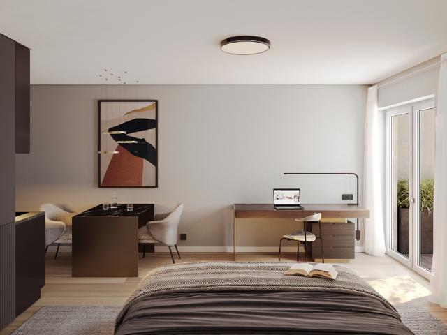 Klein, fein & mit Garten – 1 Zi. Erdgeschosswohnung mit Ostterrasse zum Erstbezug in der Fasanerie