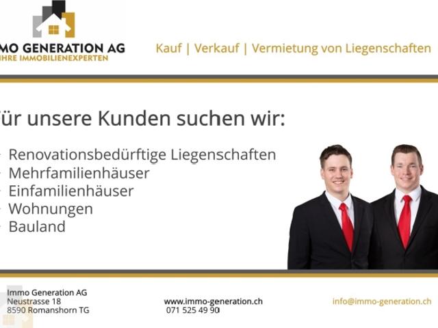 Kleine Garage für Lagerzwecke an der Berglistrasse 34 in Arbon