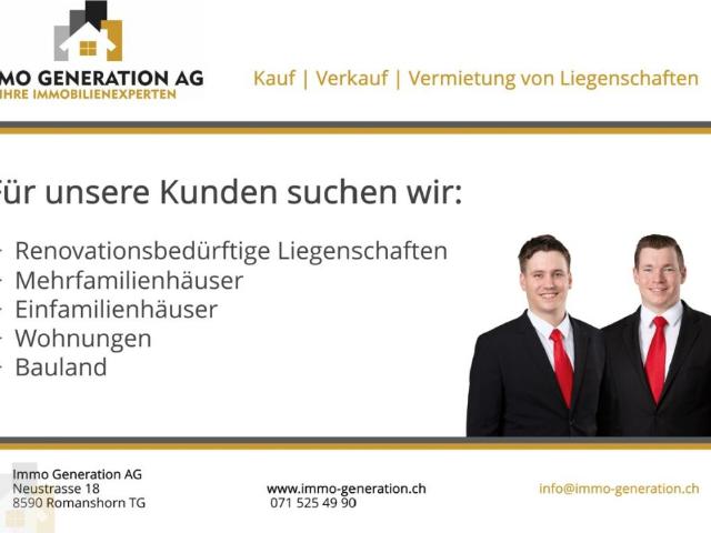 Kleine Garage für Lagerzwecke an der Berglistrasse 34 in Arbon
