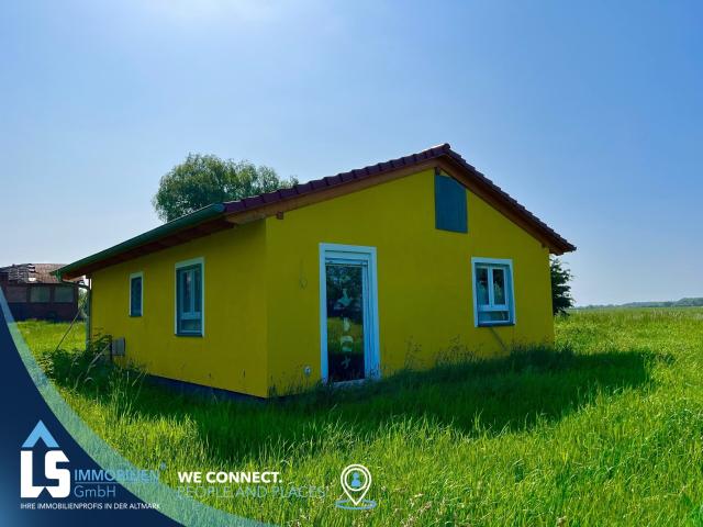 Kleiner Bungalow in Wendemark Altmark in Absoluter Alleinlage, ideal als Ferienhaus