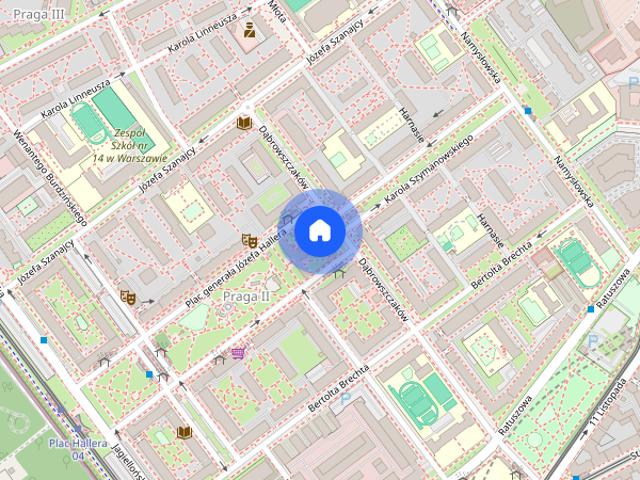 Klimatyczna kamienica 54m², 3 pokoje z balkonem, metro M2 600m