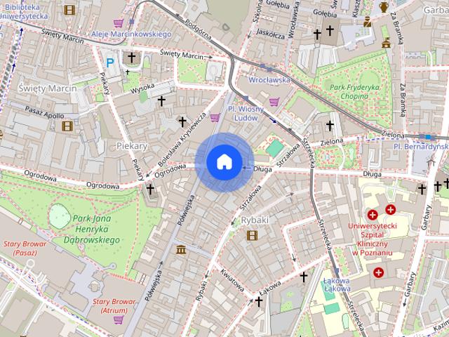 Klimatyzowana kawalerka w samym centrum Poznania – ul. Długa
