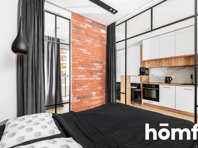 Klimatyzowane studio w nowoczesnym apartamentowcu 28 m²