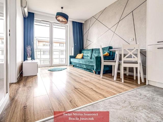 Klimatyzacja w obu pokojach, zieleń, rzeka, balkon Wrocław, Szczepin
