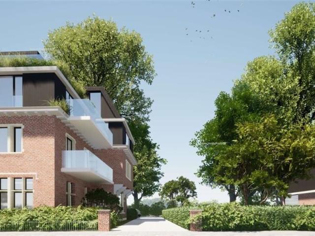 Knap nieuwbouwappartement in centrum Wetteren met terras en uitzicht op parktuin