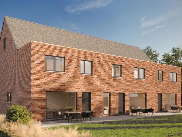 Knap afgewerkte halfopen bebouwing
