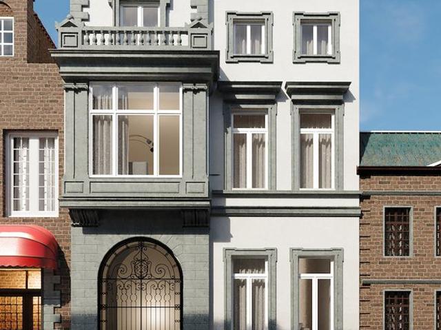 knappe duplex flat in het recent gerenoveerde Koetshuys S.