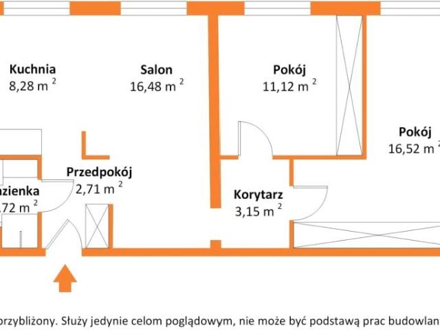 Ks. Józefa Niedzieli 60,98 m², Ruda Śląska