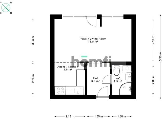 Księcia Przemysława 28 m², Bielsko Biała