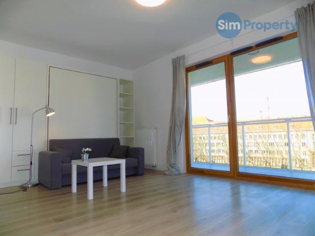 Księcia Witolda Street, studio apartment with beautiful view