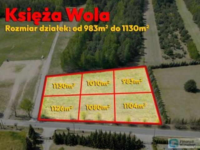 Księża Wola, 983 m² Działka