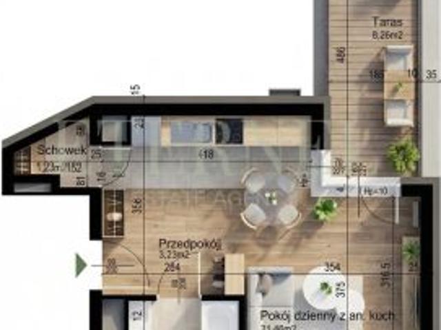 Kraków, Czyżyny, ul. Śliwkowa, 29 m² Mieszkanie