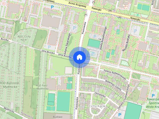 Kraków, Krowodrza, Piastowska, mieszkanie, do wynajęcia, 3 pokoje