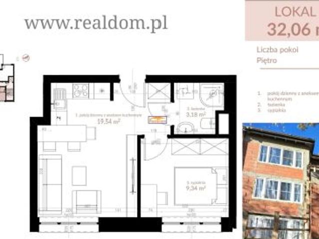 Kraków, Krowodrza, ul. Juliusza Lea, 41 m² Mieszkanie