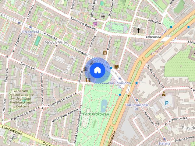 Kraków, Stara Krowodrza 2 pokojowe mieszkanie z balkonem 3500 zł