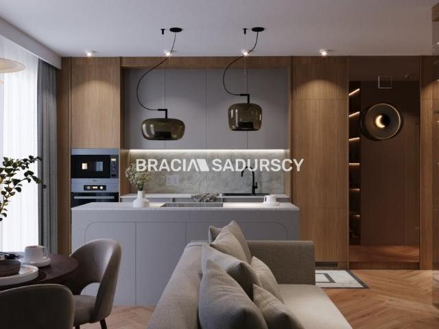 Nowoczesny 3 pokojowy apartament z ogródkami w Woli Justowskiej