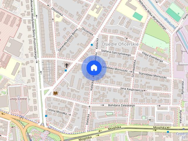 Kraków – Trzypokojowe – w pobliżu Ronda Mogilskiego