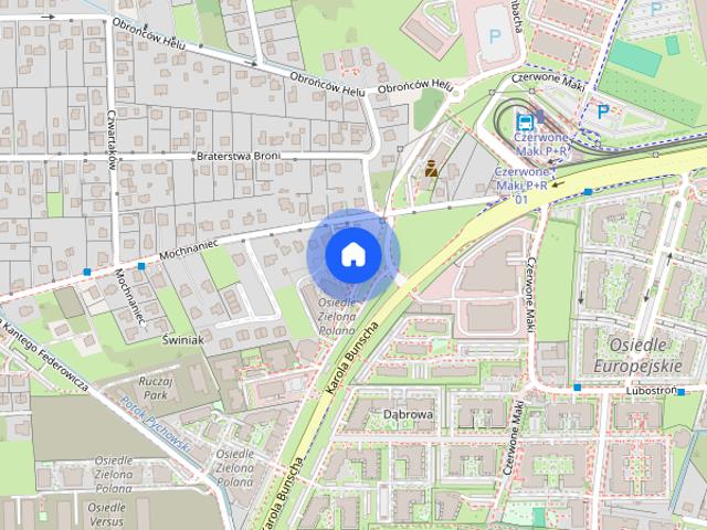 Kraków, ul. Bunscha,35m2 z balkonem i windą