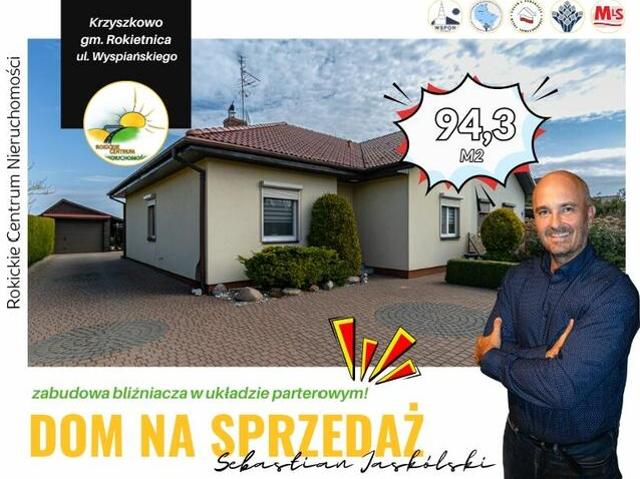 Krzyszkowo I bliźniak I parterowy I 94 m2 I 0% prowizji